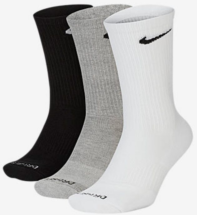 Nike Dri-Fit Crew Socks (3 Pack)